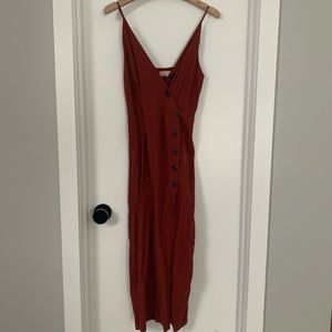 Urban Button Down Midi Dress